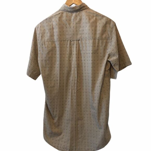 MENS RALPH LAUREN Chaps Tan Printed Casual Shirt S - Picture 3 of 7